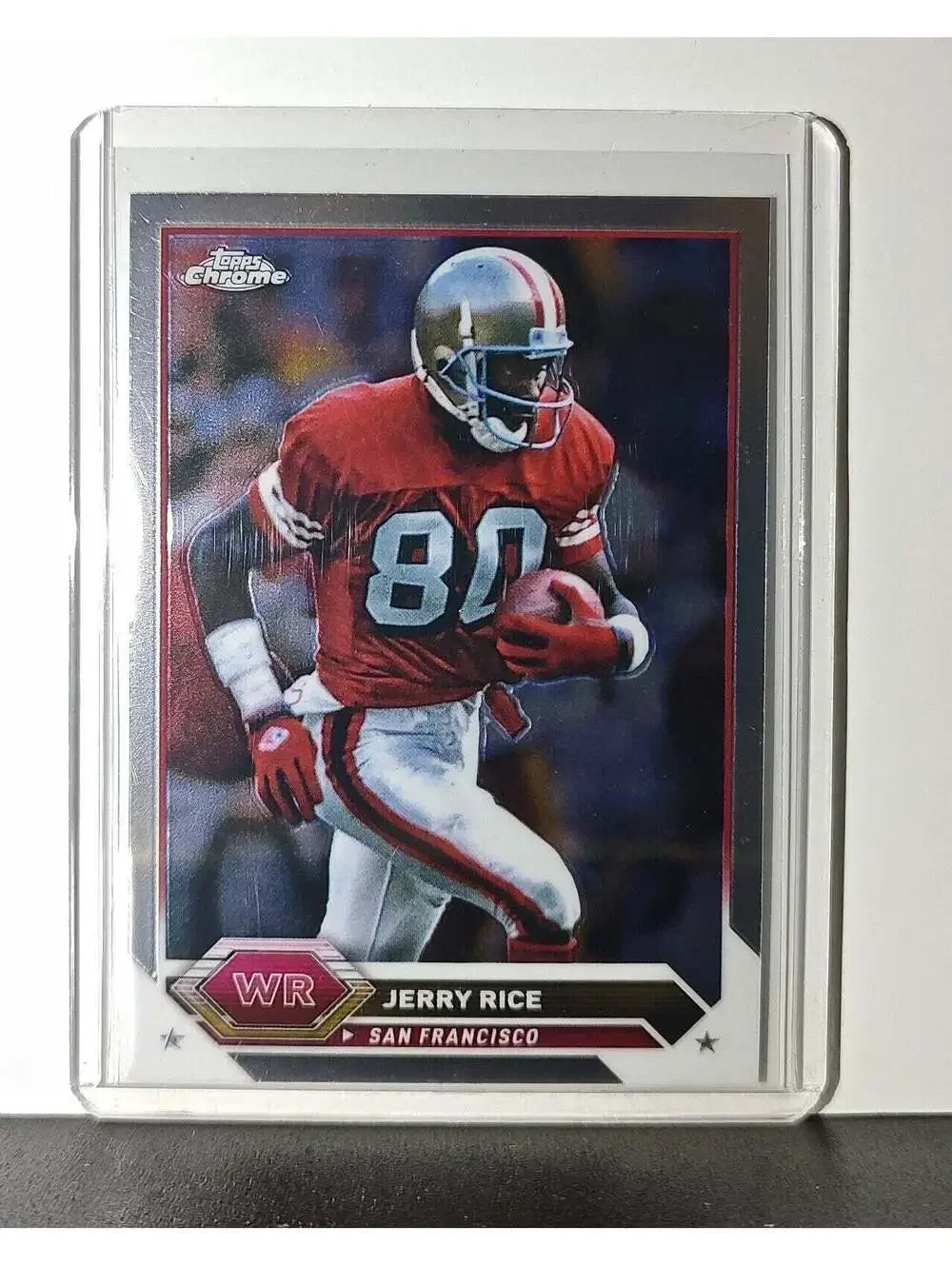 Jerry Rice 2023 Topps Chrome NFL #17 Card San Francisco 49ers